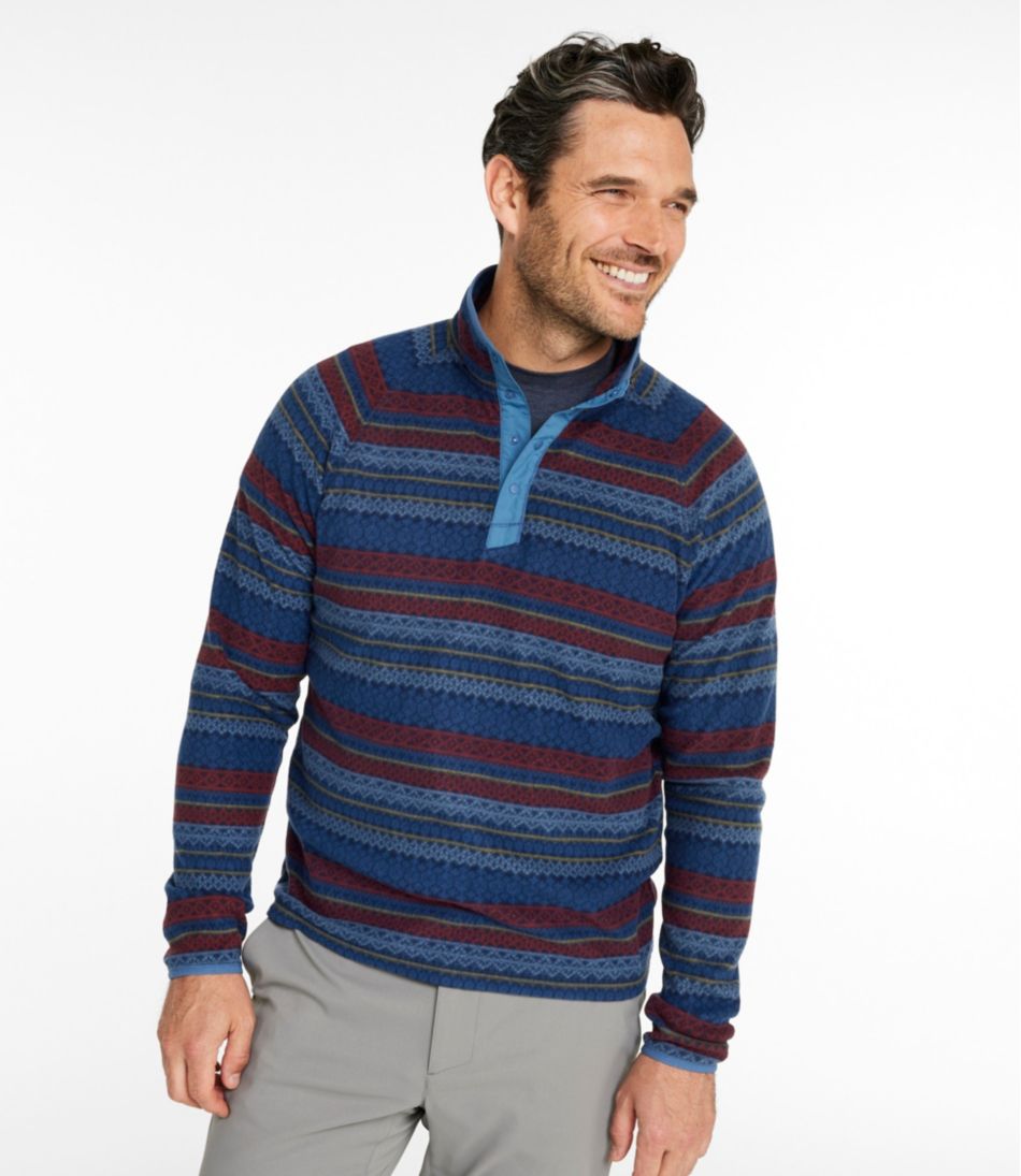 L.L.Bean | Men's All Season Access Fleece Pullover, Print