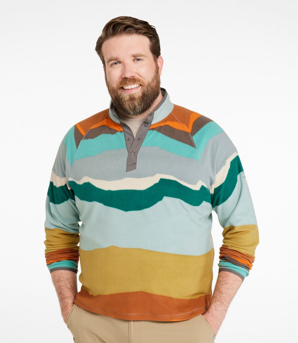 L.L.Bean | Men's All Season Access Fleece Pullover, Print