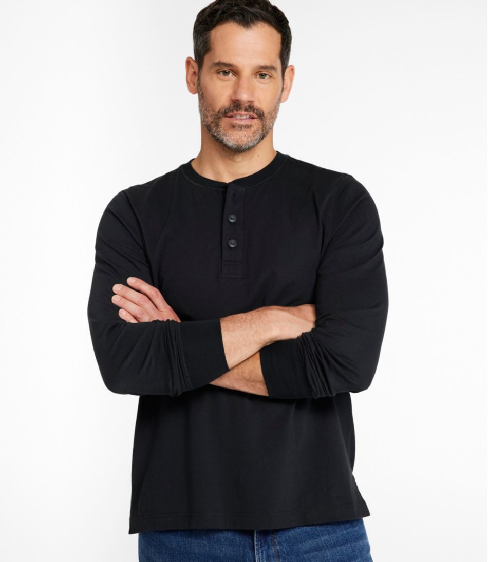 L.L.Bean | Men's Signature Northwoods Henley, Long-Sleeve