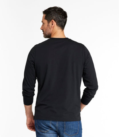 L.L.Bean | Men's Signature Northwoods Henley, Long-Sleeve