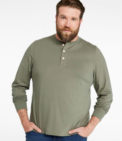 L.L.Bean | Men's Signature Northwoods Henley, Long-Sleeve