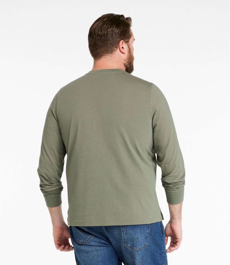 L.L.Bean | Men's Signature Northwoods Henley, Long-Sleeve