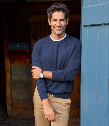 L.L.Bean | Men's All Seasons Cotton Blend Sweater, Crewneck
