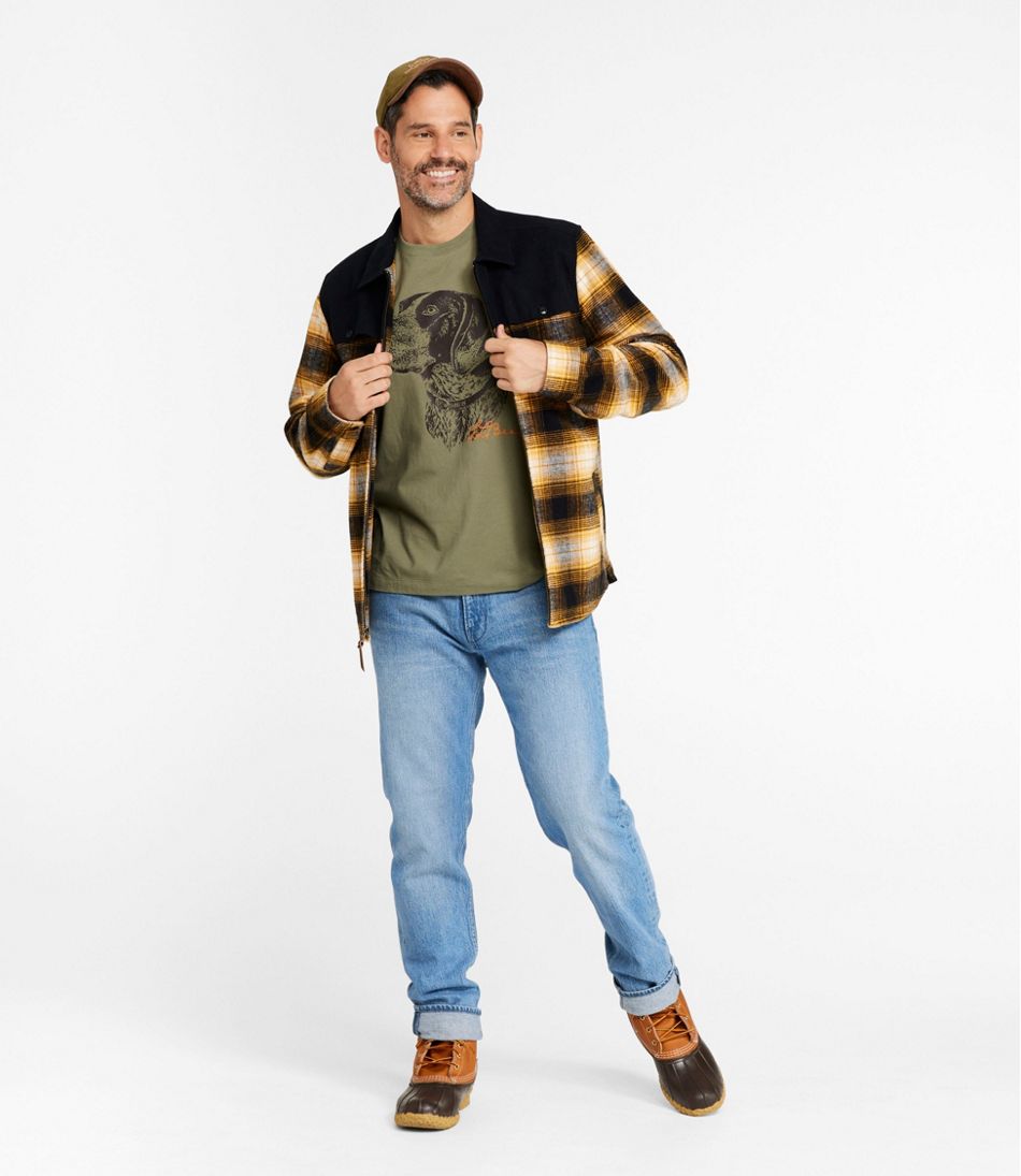L.L.Bean | Men's Signature 1965 Chamois Cloth Stag Jacket, Plaid