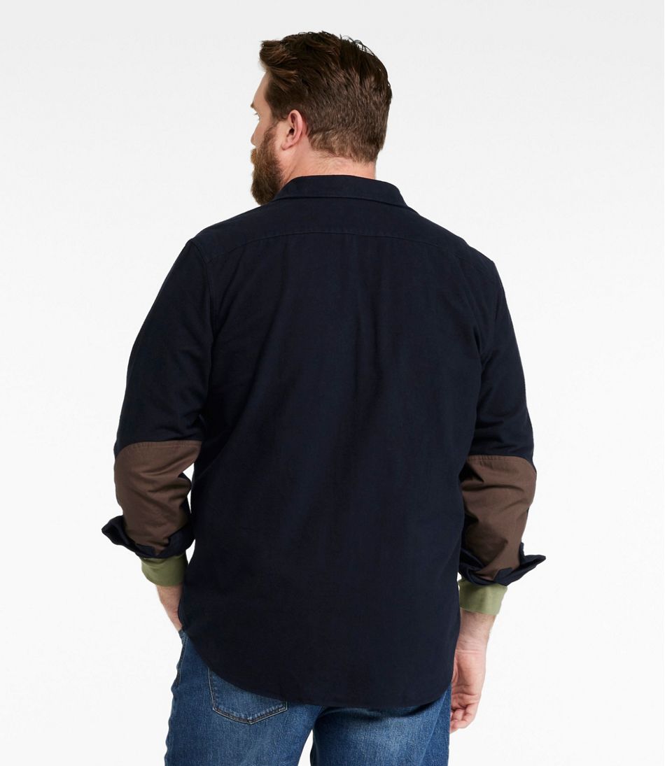 L.L.Bean | Men's Signature 1933 Chamois Cloth Shirt, Slim Fit, Mixed Media