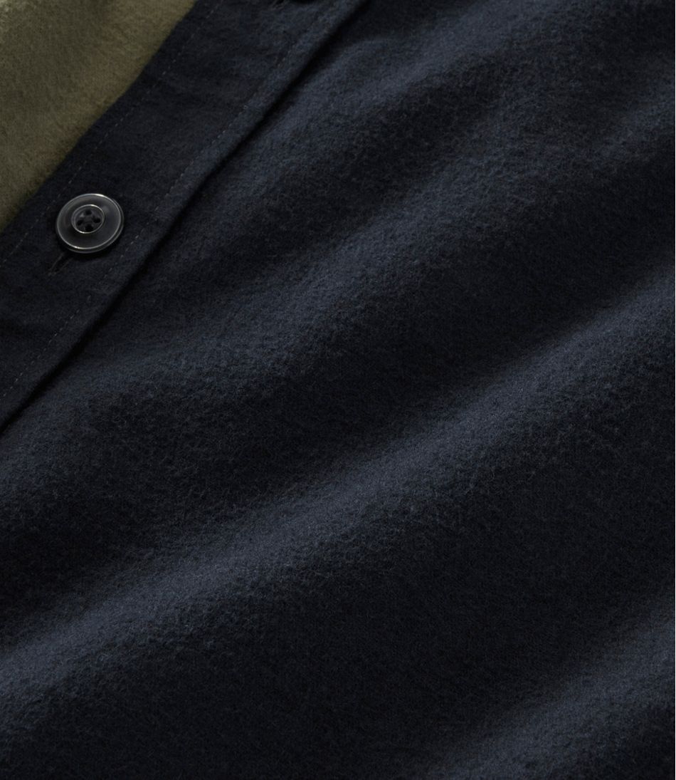 L.L.Bean | Men's Signature 1933 Chamois Cloth Shirt, Slim Fit, Mixed Media