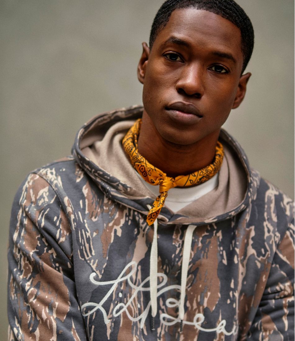 L.L.Bean | Men's Signature Camp Hoodie Sweatshirt, Print