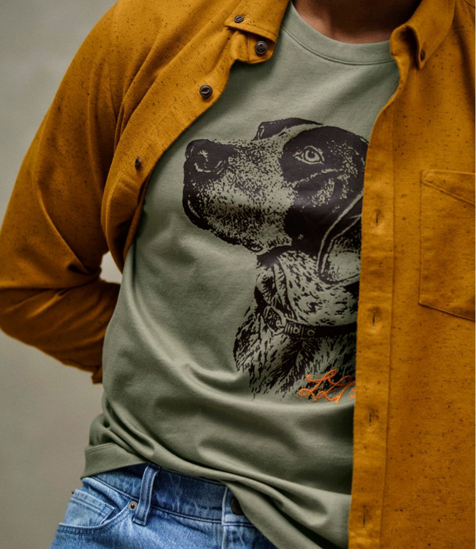 L.L.Bean | Men's Signature Northwoods Short-Sleeve Tee, Graphic