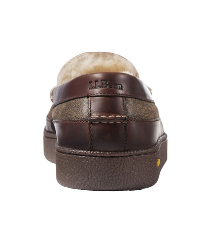 L.L.Bean | Men's Lodge Moc Vibram® Slippers, Shearling