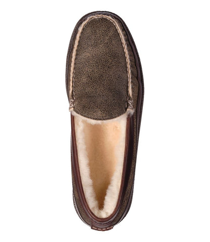 L.L.Bean | Men's Lodge Moc Vibram® Slippers, Shearling