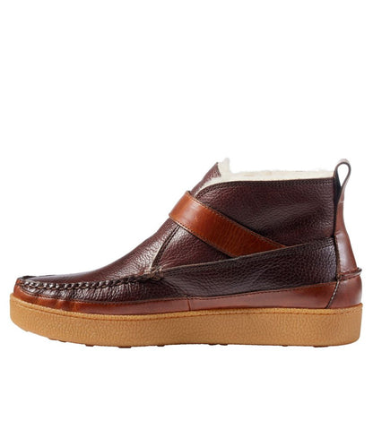 L.L.Bean | Men's Lodge Moc Vibram® Buckle Boots, Shearling