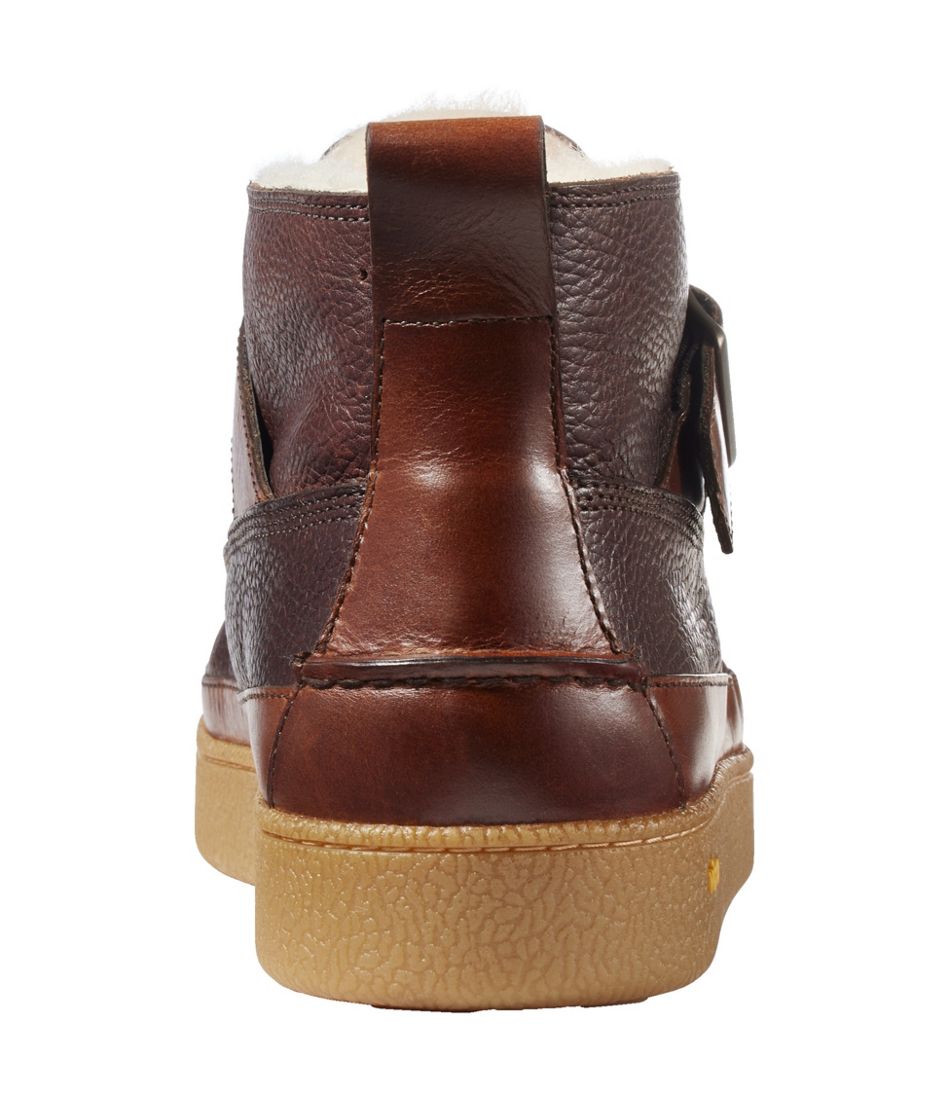 L.L.Bean | Men's Lodge Moc Vibram® Buckle Boots, Shearling