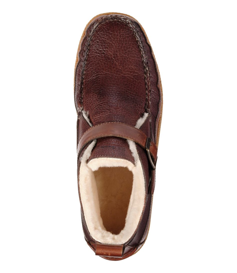 L.L.Bean | Men's Lodge Moc Vibram® Buckle Boots, Shearling