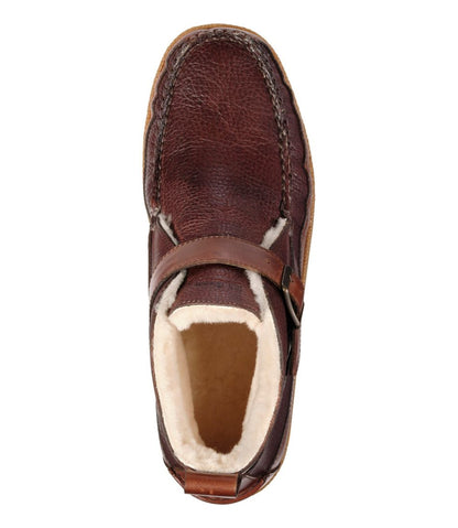 L.L.Bean | Men's Lodge Moc Vibram® Buckle Boots, Shearling