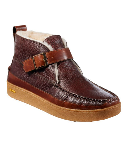 L.L.Bean | Men's Lodge Moc Vibram® Buckle Boots, Shearling