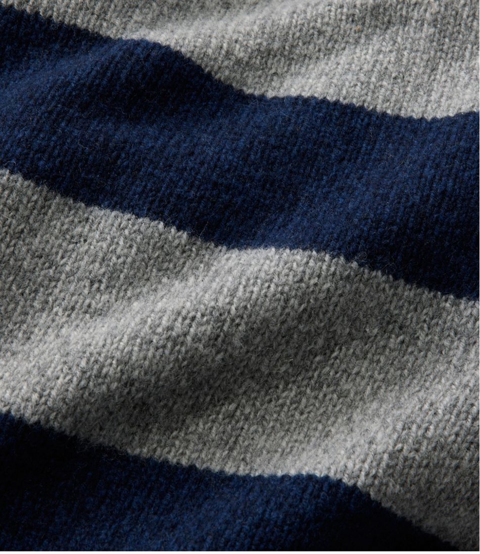 L.L.Bean | Men's Bean's Classic Ragg Wool Sweater, Rollneck, Stripe