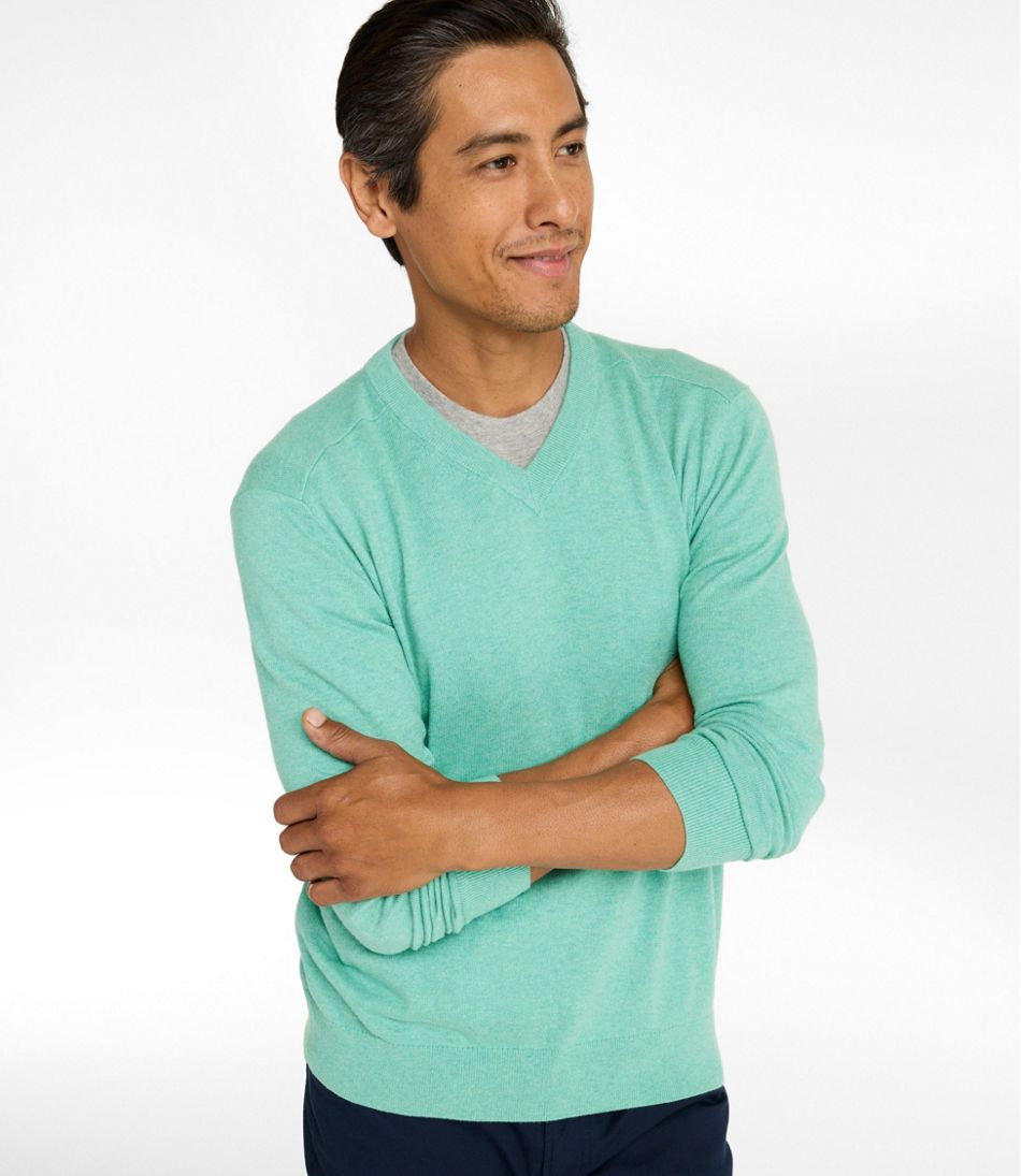 L.L.Bean | Men's All Seasons Cotton Blend Sweater, V-Neck