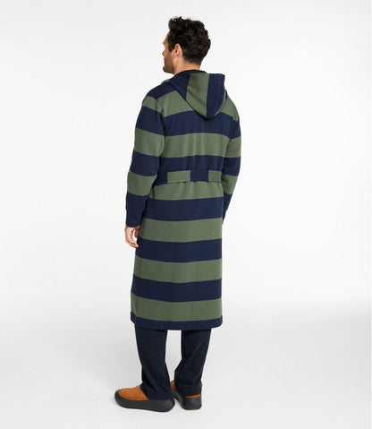 L.L.Bean | Men's Mariner Sweatshirt Robe, Stripe