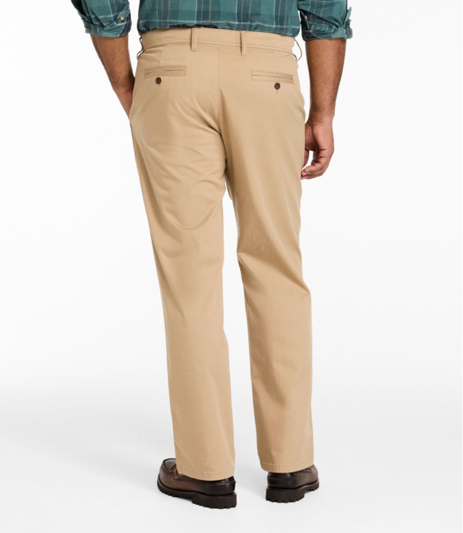 L.L.Bean | Men's Sunwashed Khaki Pants, Standard Fit, Straight Leg