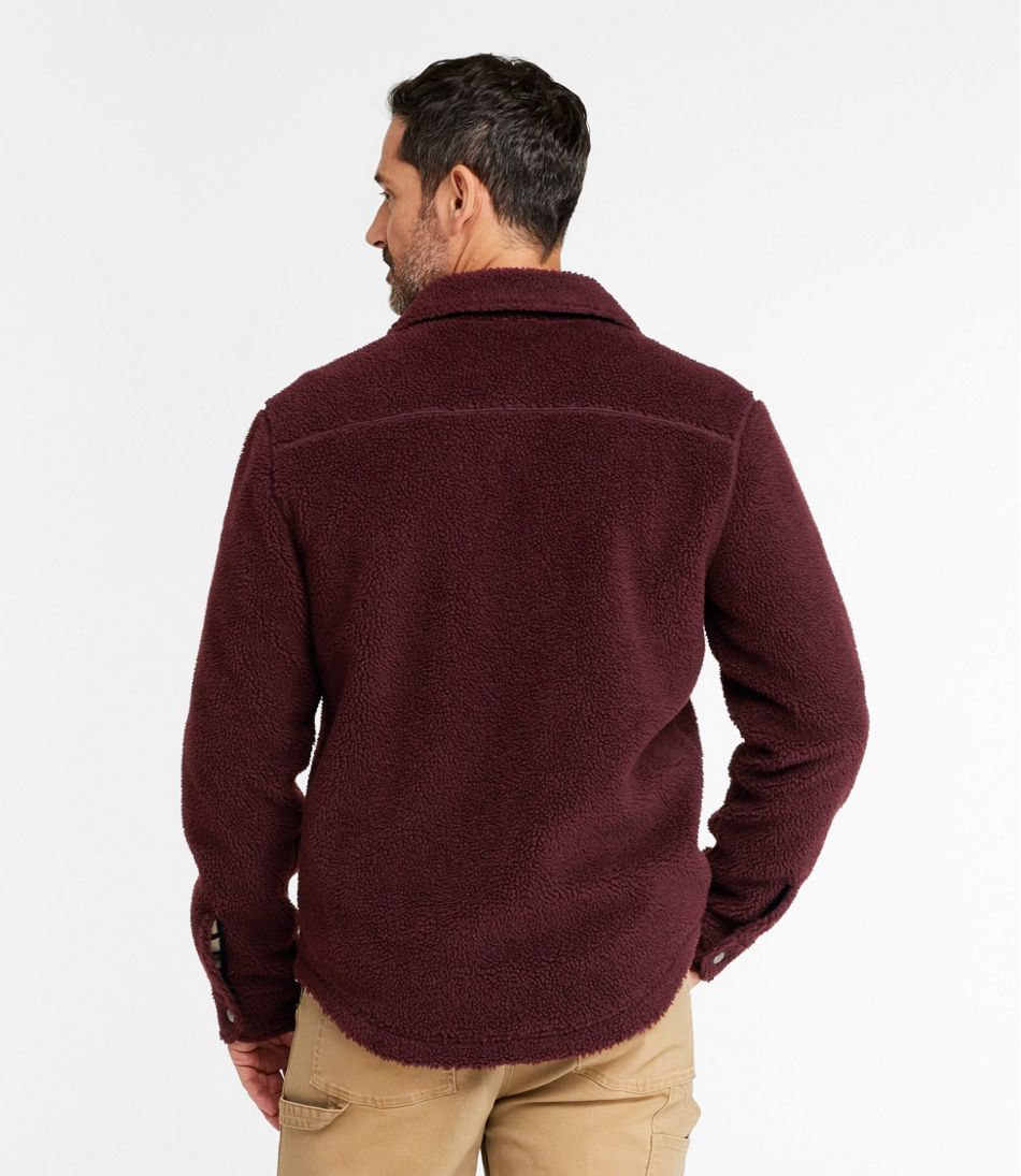 L.L.Bean | Men's Signature Mixed Media Fleece Shirt Jacket