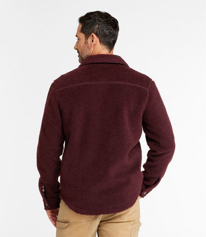 L.L.Bean | Men's Signature Mixed Media Fleece Shirt Jacket