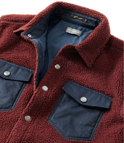 L.L.Bean | Men's Signature Mixed Media Fleece Shirt Jacket