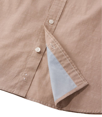 L.L.Bean | Men's Comfort Stretch Performance® Chambray Shirt, Short-Sleeve, Slightly Fitted Untucked Fit
