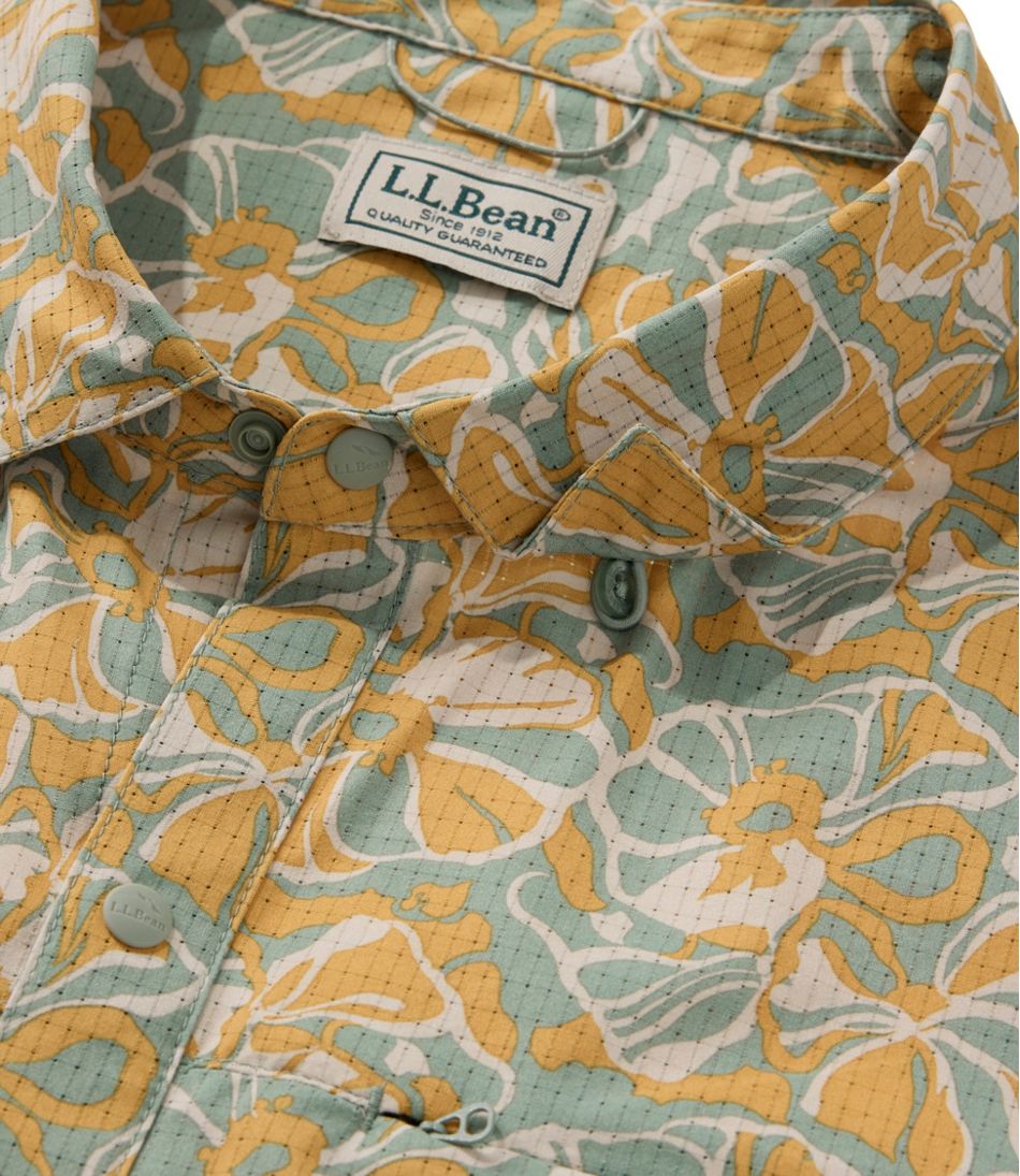 L.L.Bean | Men's Ultralight Venture Shirt, Short-Sleeve Print