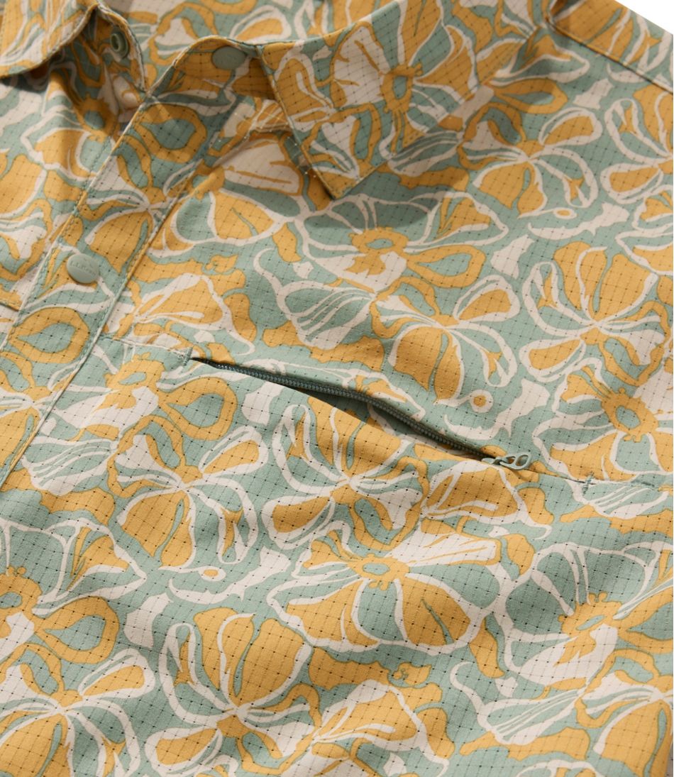 L.L.Bean | Men's Ultralight Venture Shirt, Short-Sleeve Print