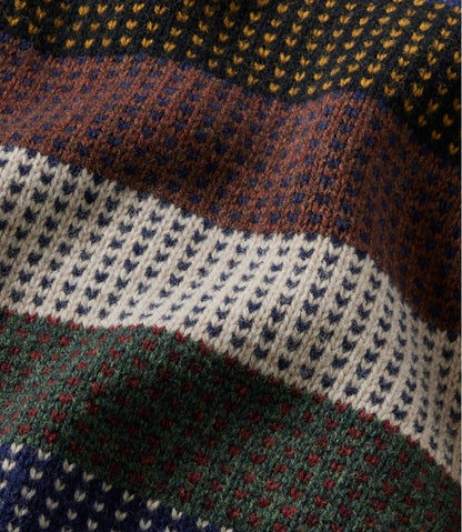 L.L.Bean | Men's Signature 1980 Matinicus Rock Sweater, Crewneck, Stripe