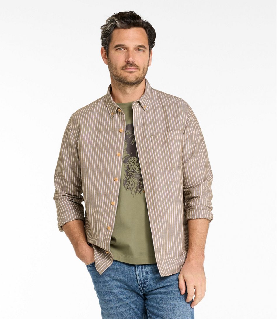 L.L.Bean | Men's Signature Wharfside Linen Blend Shirt