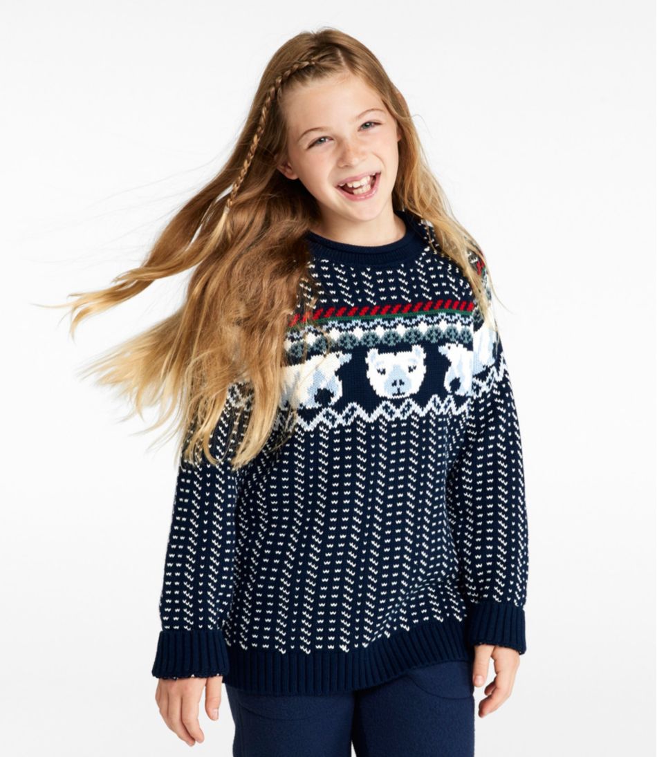 L.L.Bean | Kids' Cotton Rollneck Sweater