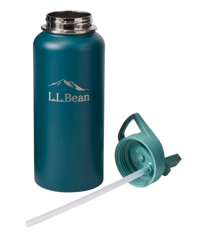 L.L.Bean | Bean Canteen Insulated Straw Water Bottle, 32 oz.