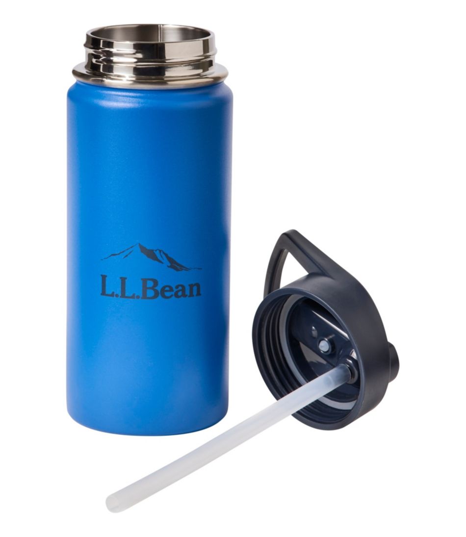 L.L.Bean | Bean Canteen Insulated Straw Water Bottle Straw, 16 oz.