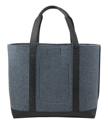 L.L.Bean | Leather-Trim Wool Tote