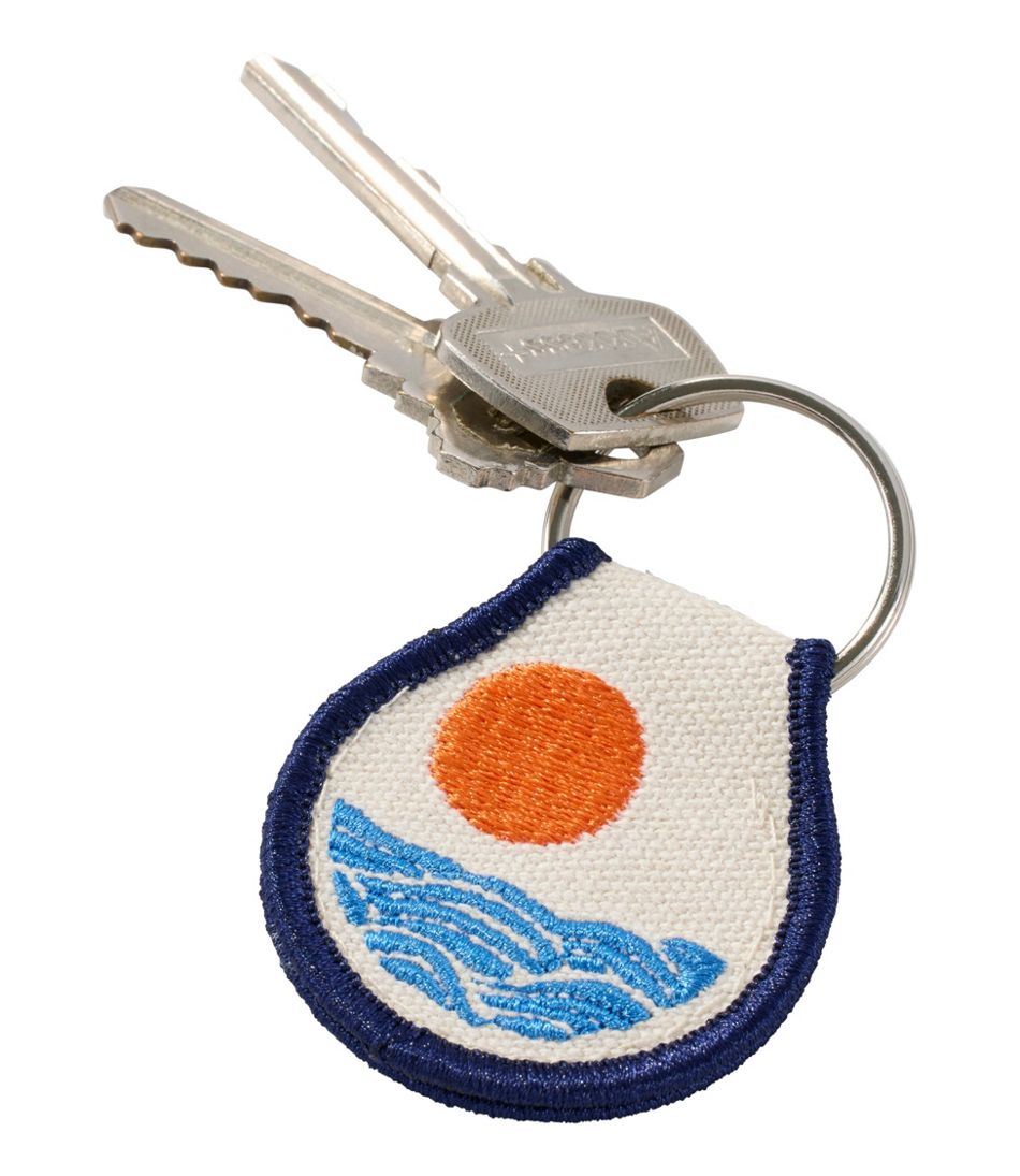 L.L.Bean | Embroidered Patch Charm, Sun & Waves