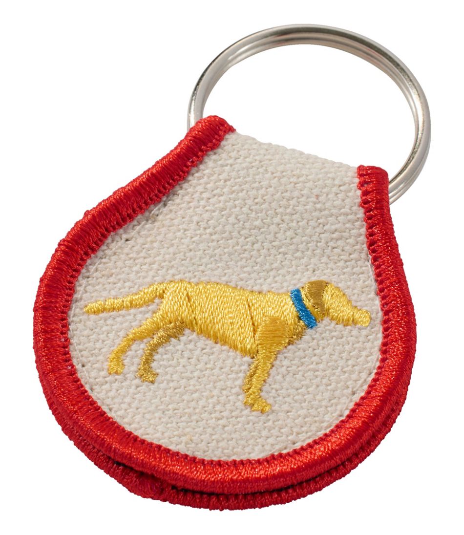 L.L.Bean | Embroidered Patch Charm, Yellow Lab