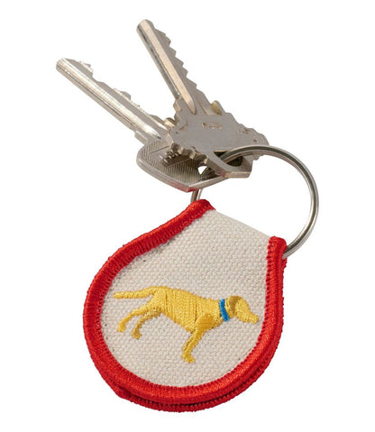 L.L.Bean | Embroidered Patch Charm, Yellow Lab