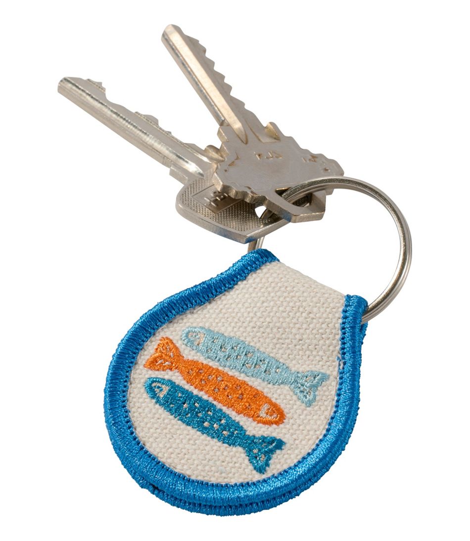 L.L.Bean | Embroidered Patch Charm, Fish