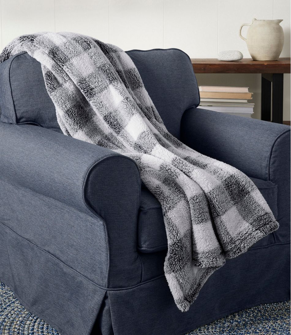 L.L.Bean | Cozy Plush Throw, Plaid