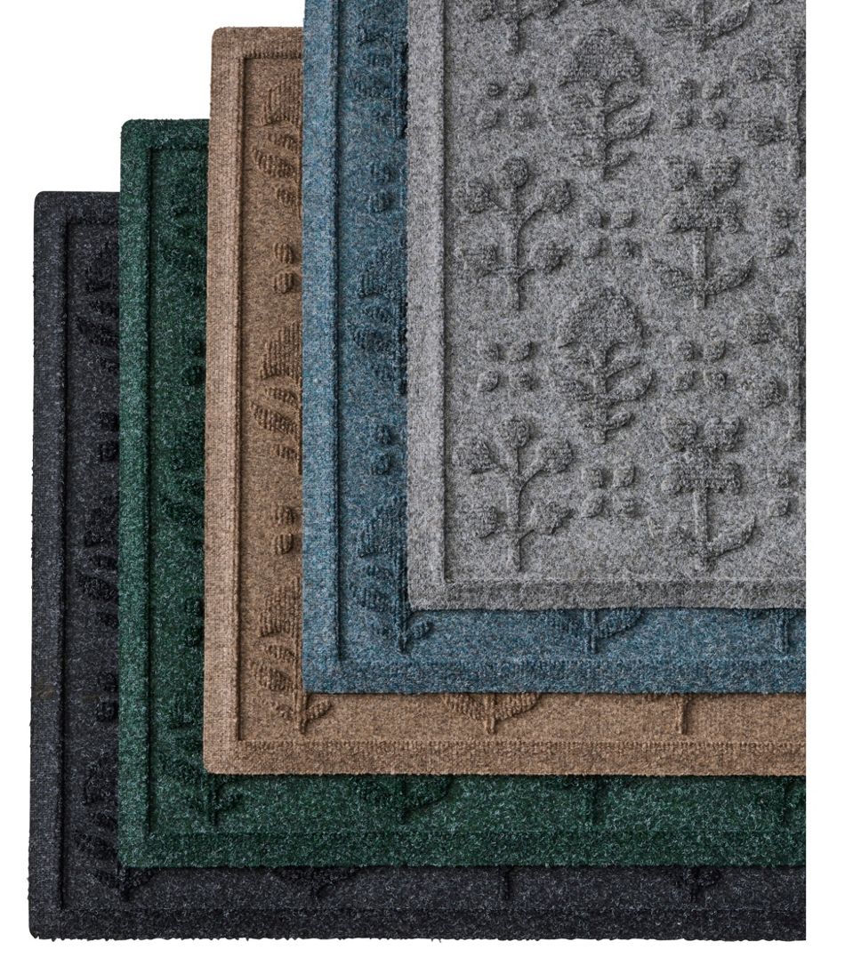 L.L.Bean | Everyspace Recycled Waterhog Doormat, Botanical Floral