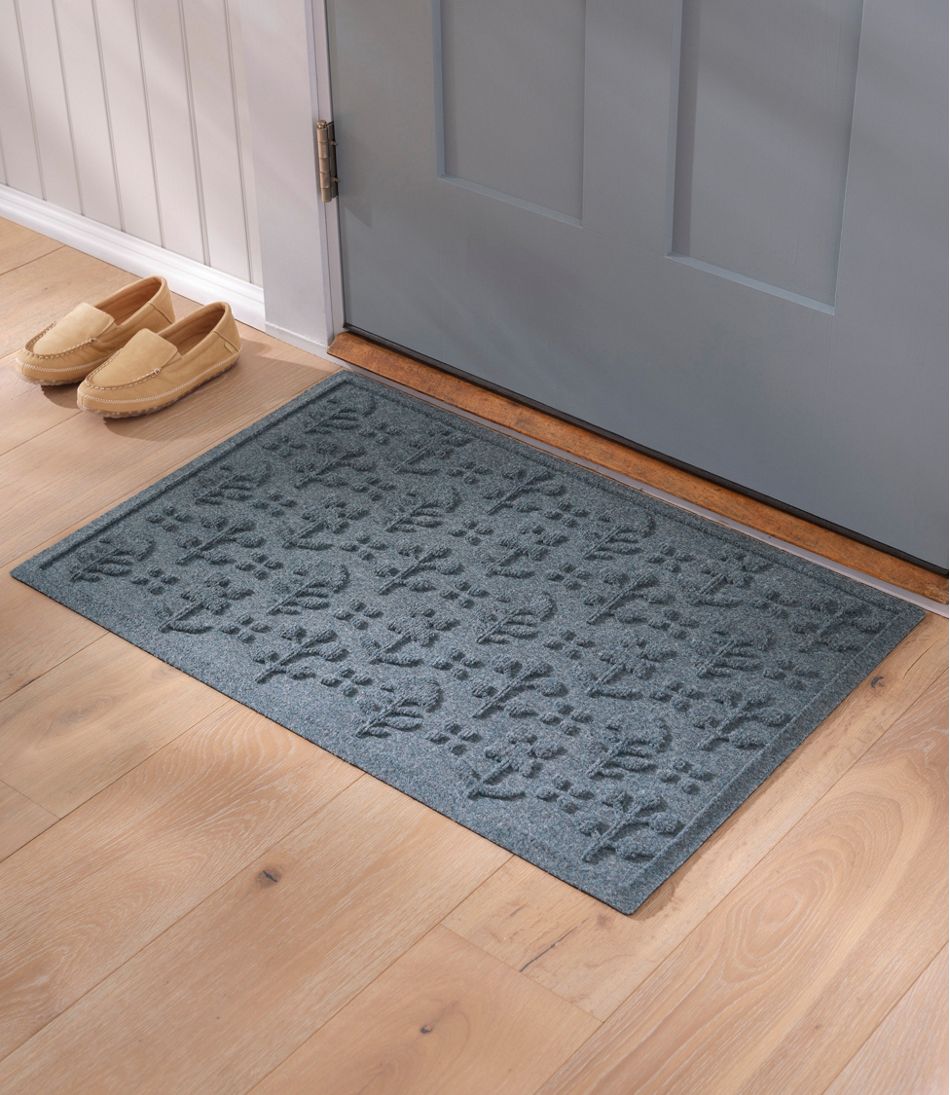 L.L.Bean | Everyspace Recycled Waterhog Doormat, Botanical Floral