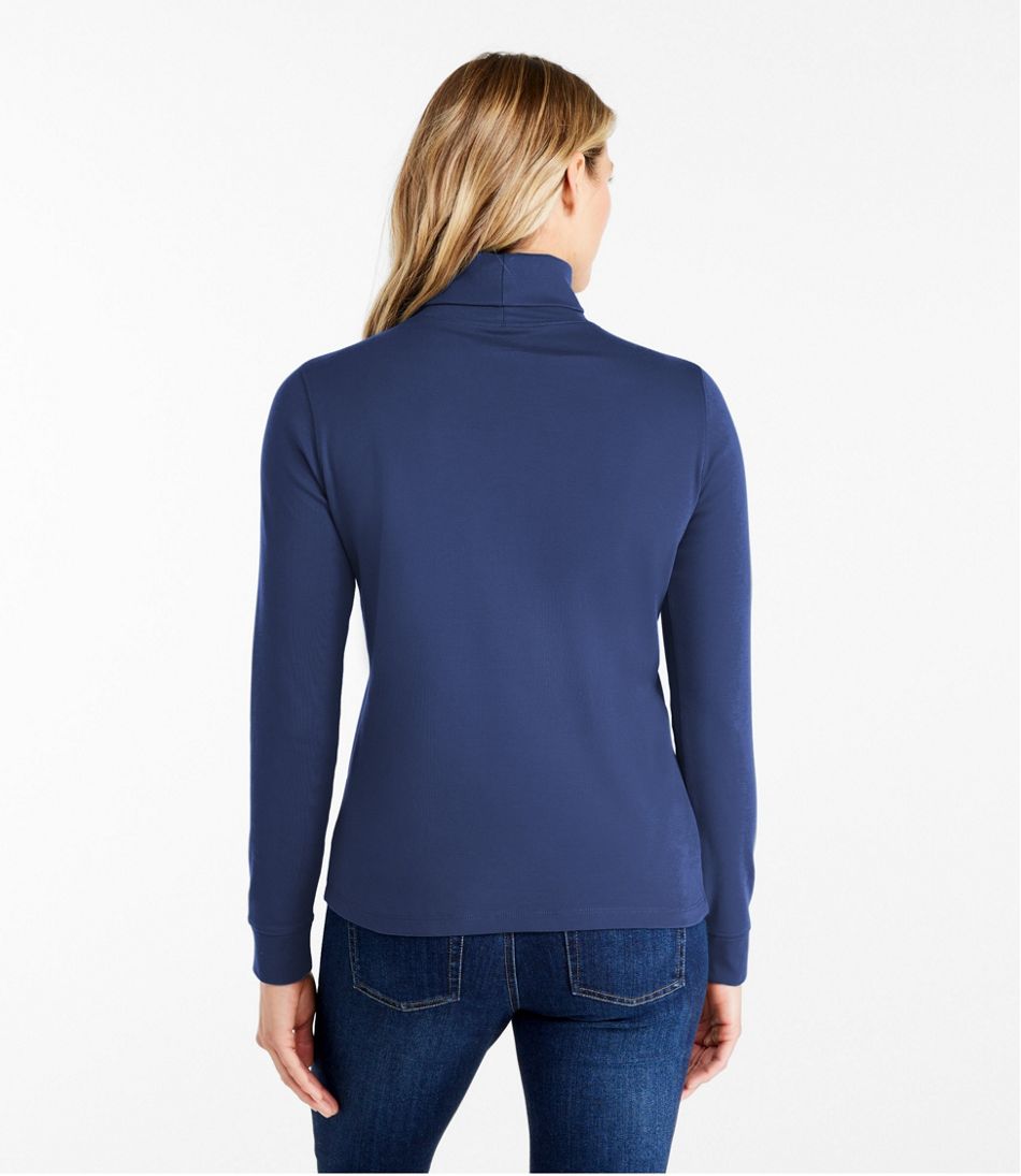 L.L.Bean | Women's L.L.Bean Interlock Turtleneck, Long-Sleeve