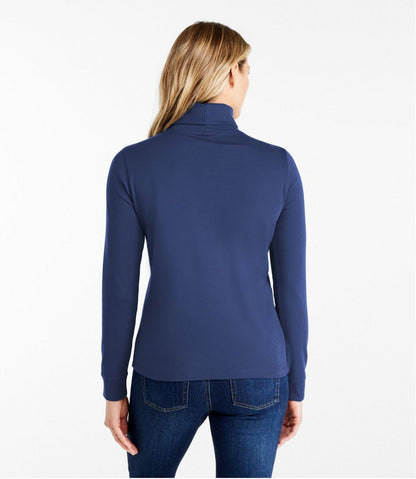 L.L.Bean | Women's L.L.Bean Interlock Turtleneck, Long-Sleeve