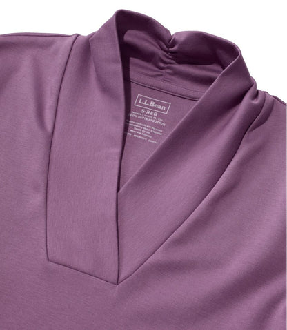 L.L.Bean | Women's Pima Cotton Tee, Shawl Long-Sleeve