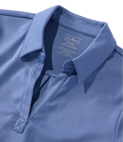 L.L.Bean | Women's Pima Cotton Tee, Three-Quarter-Sleeve Polo