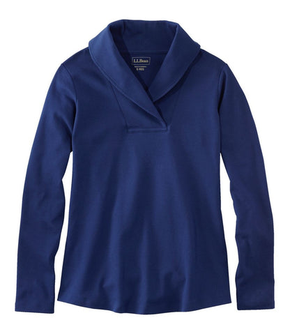 L.L.Bean | Women's L.L.Bean Pullover, Long-Sleeve Shawl Collar