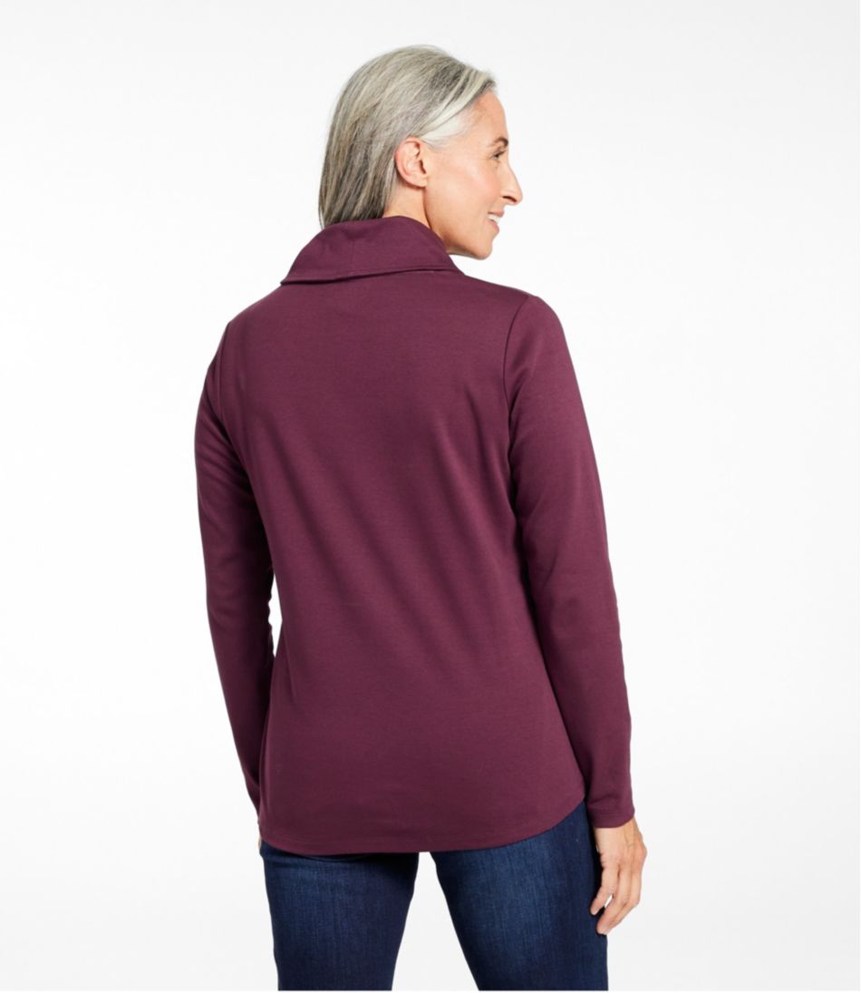 L.L.Bean | Women's L.L.Bean Pullover, Long-Sleeve Shawl Collar