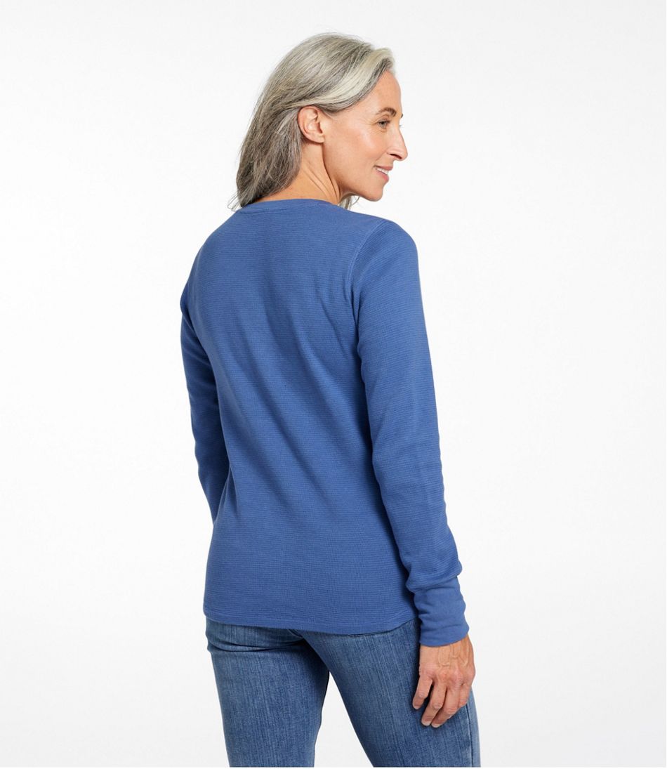 L.L.Bean | Women's Waffle-Knit Henley