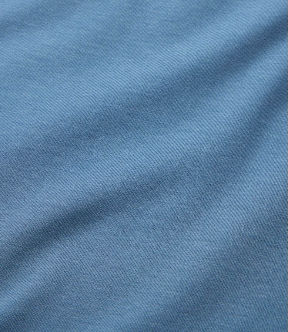 L.L.Bean | Women's Soft Stretch Supima-Blend Tee, Scoopneck Long-Sleeve